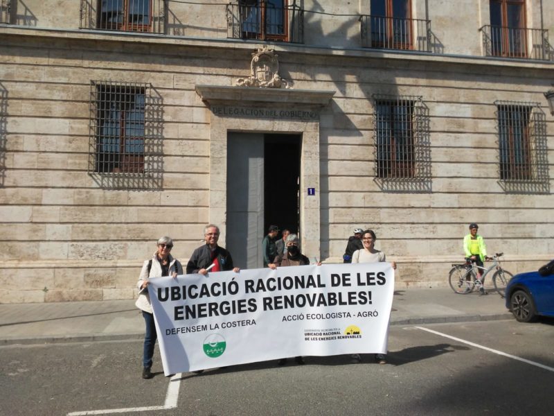 Acció Ecologista-Agró i altres activistes ambientals es queixen davant la Subdelegació del Govern per la manca de transparència